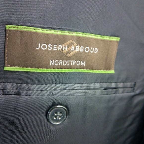 Joseph Abboud Nordstrom 42R Black Suit Blazer - Picture 8 of 10